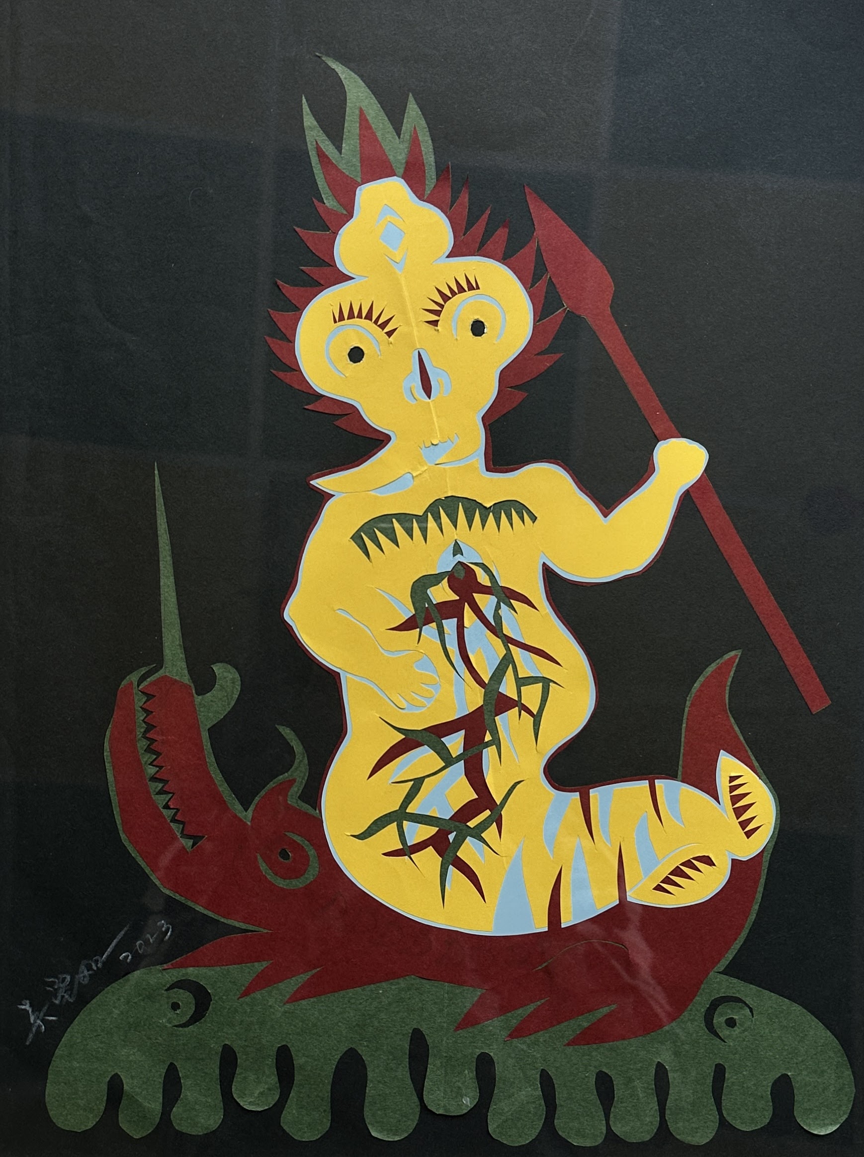 海洋奇想（四）火神人魚