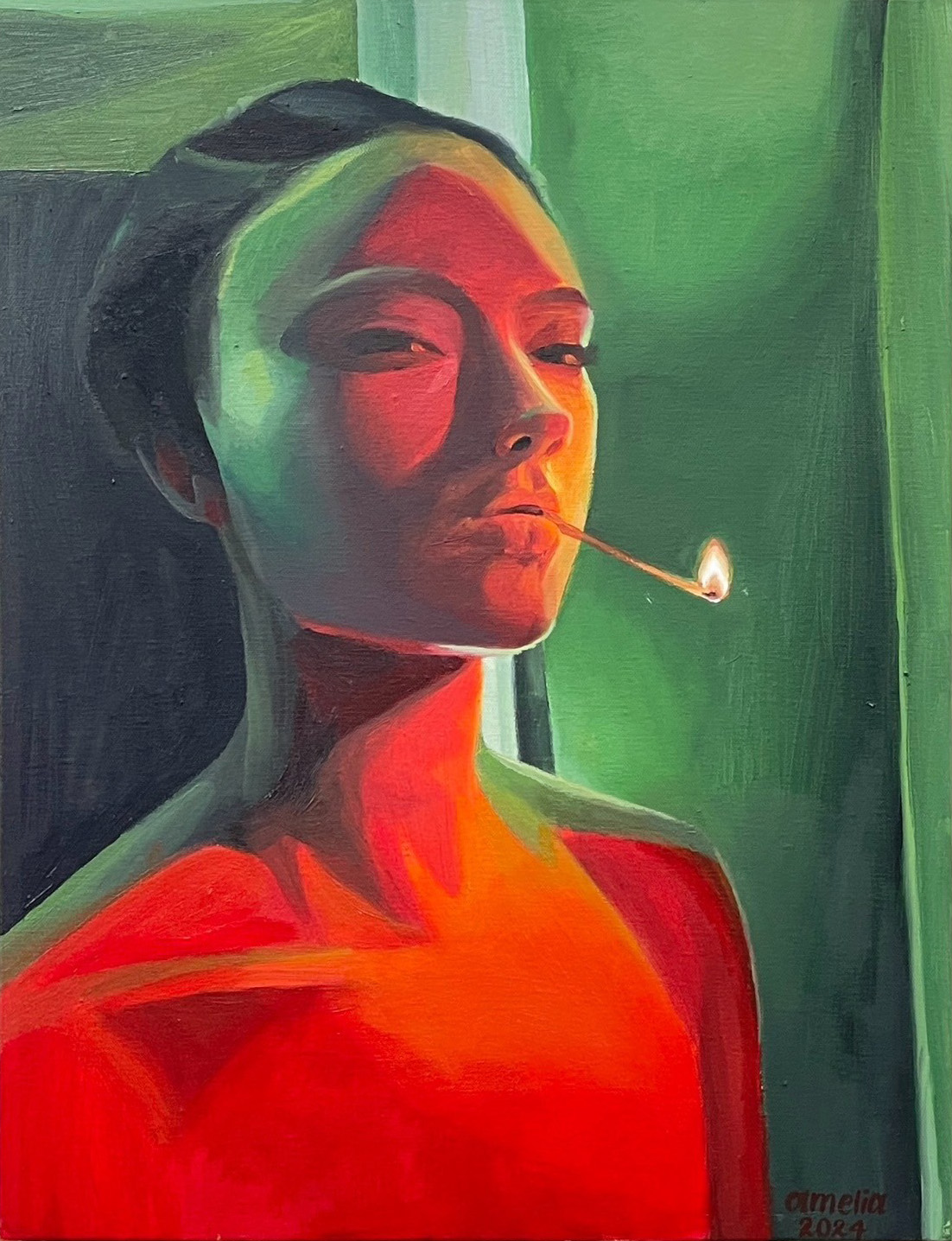 Girl with a Matchstick